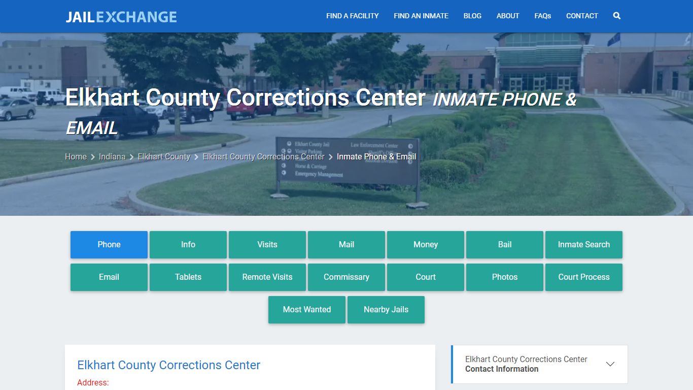 Inmate Phone - Elkhart County Corrections Center, IN - Jail Exchange